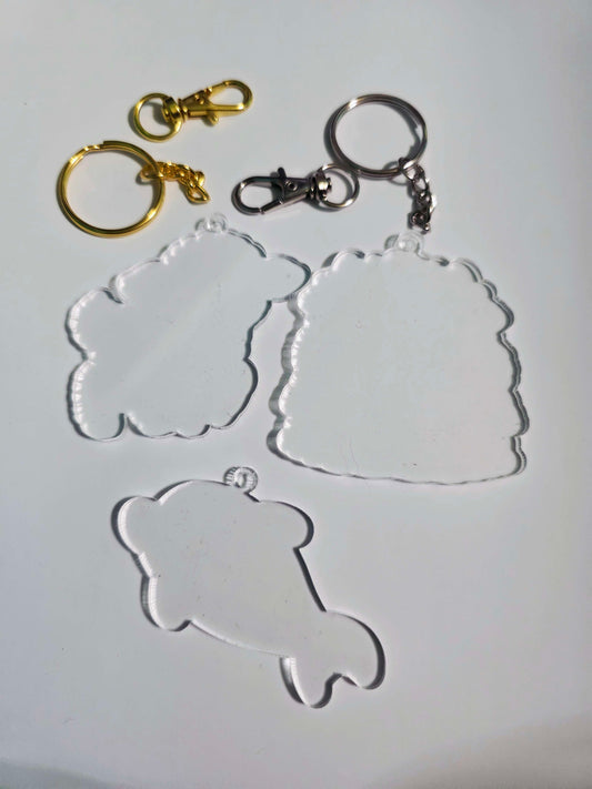 Custom Clear Acrylic Keychain